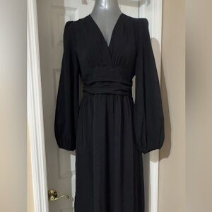SHEIN Black Long Sleeve Dress